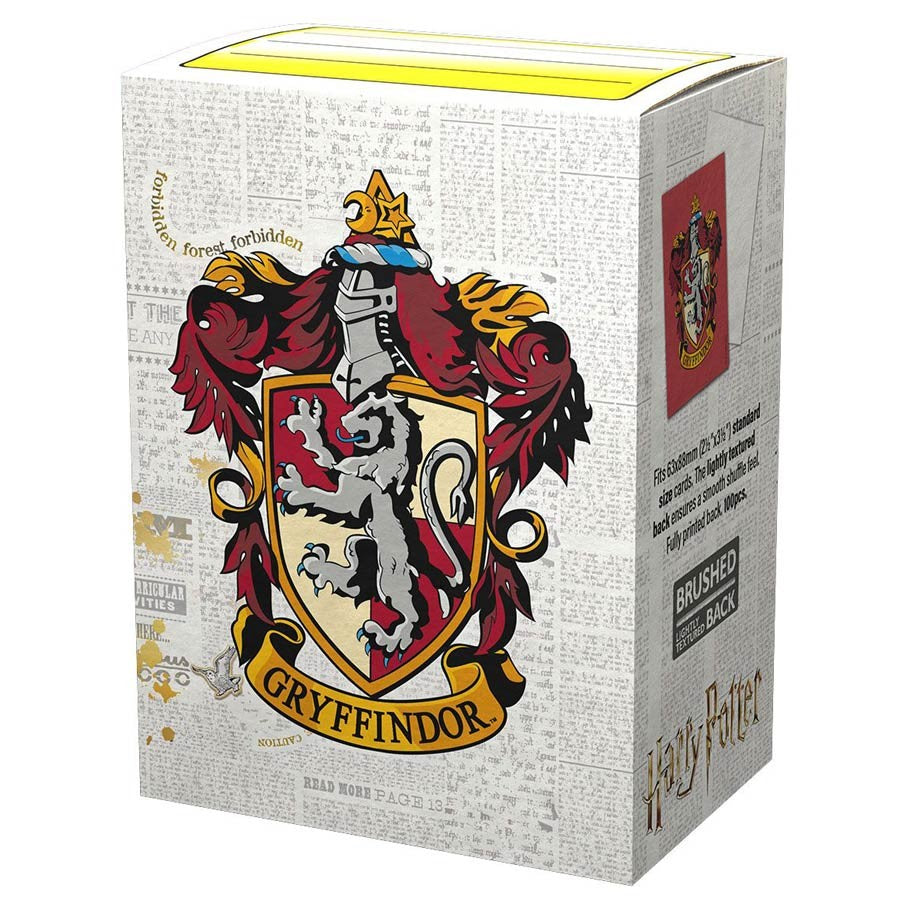 Dragon Shield: Standard - Brushed Art: Harry Potter - Gryffindor 100 C
