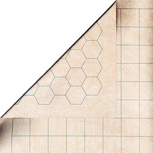 CHX97246: Double-Sided Megamat With 1" Square/Hexes