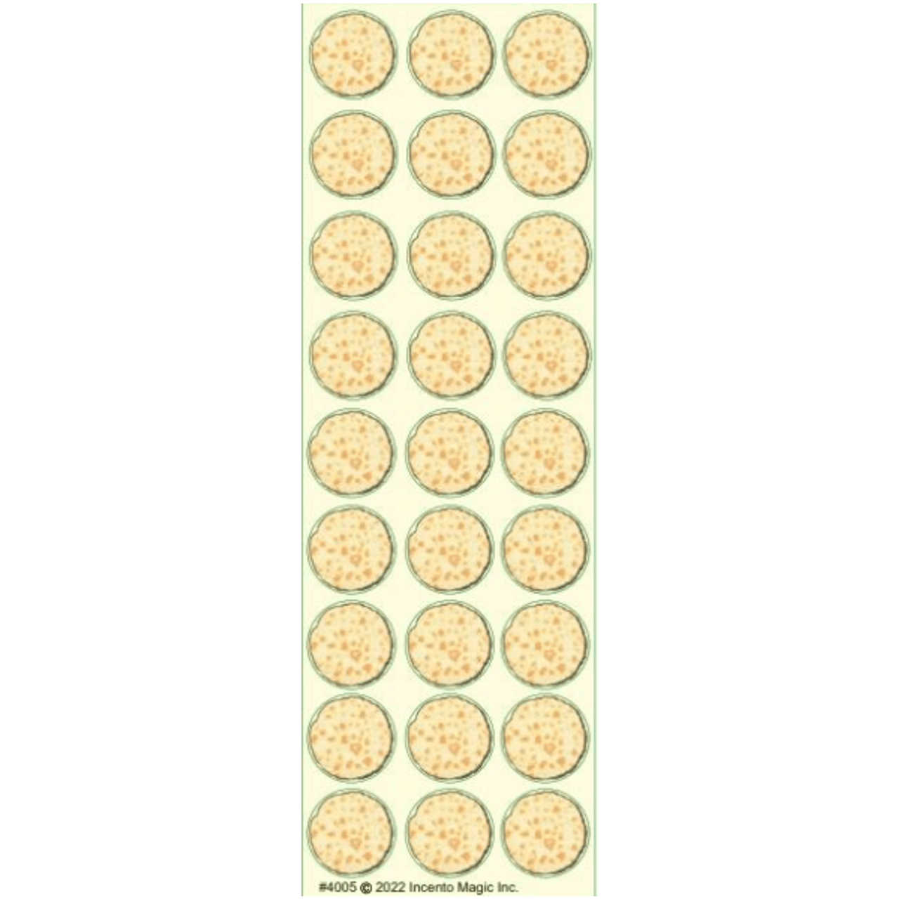 Round Matzah Stickers 0.75" (162 Stickers)
