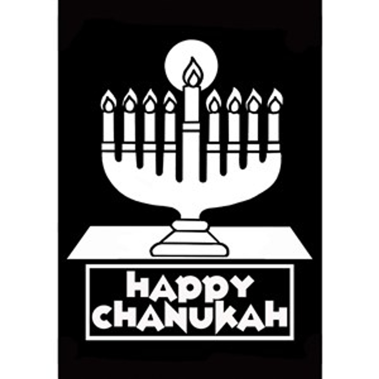 "Hanukkah (Chanukah) Menorah" Jewish Velvet Art Boards (Felt Art)