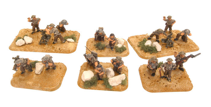 Flames of War: WWII: British (BR762) - Rifle Platoon, Italy, with 3 sq