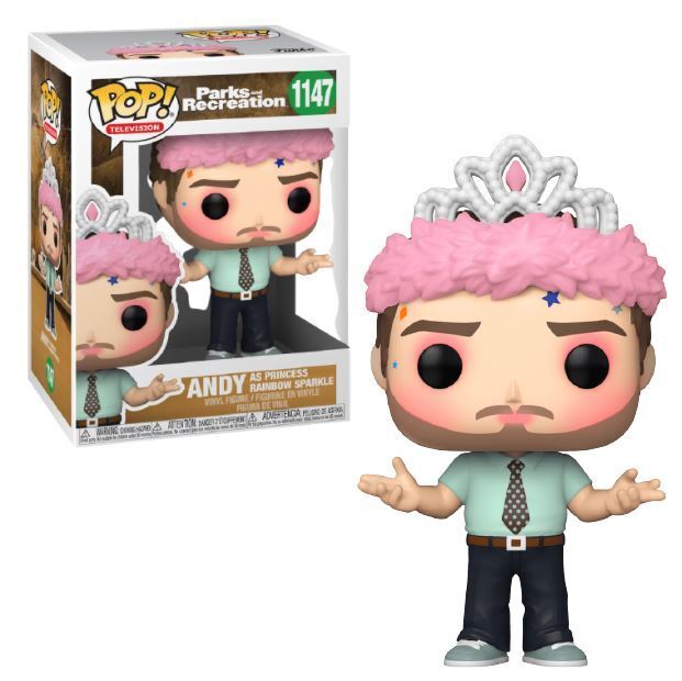 POP Figure: Parks & Rec #1147 - Andy (Princess Rainbow Sparkle)