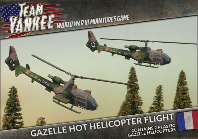 Flames of War: Team Yankee WW3: French (TFBX08) - Gazelle HOT Helicopt