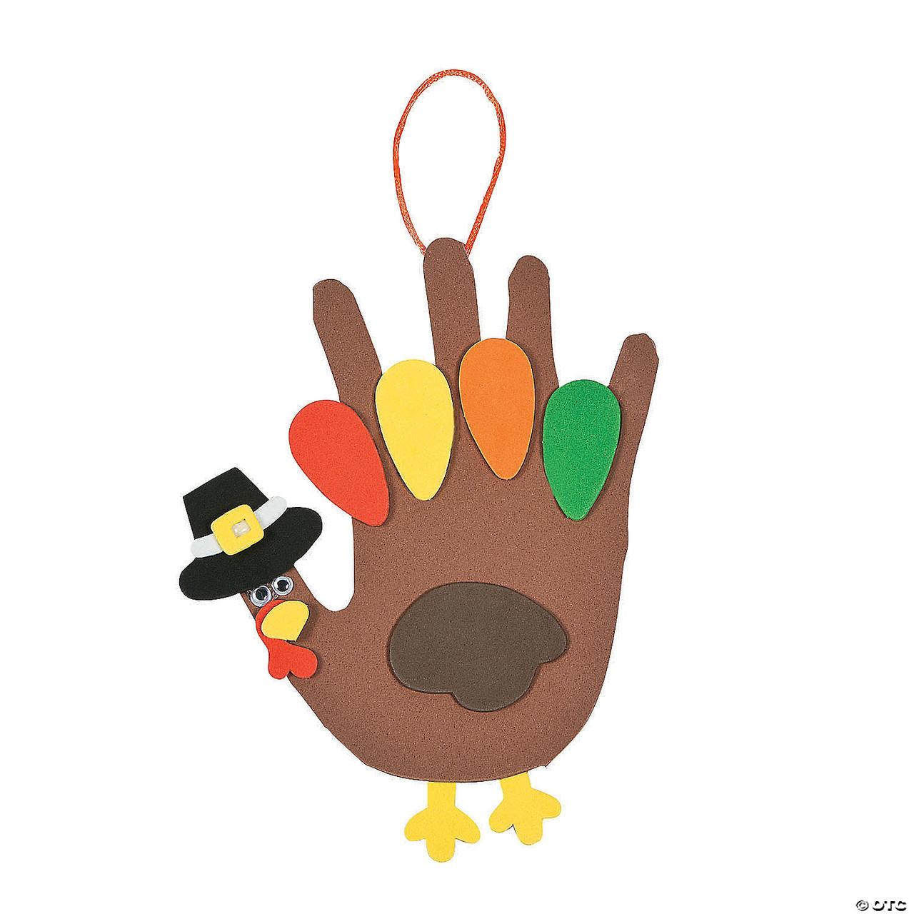 Handprint Turkey Craft Kit - Makes 12