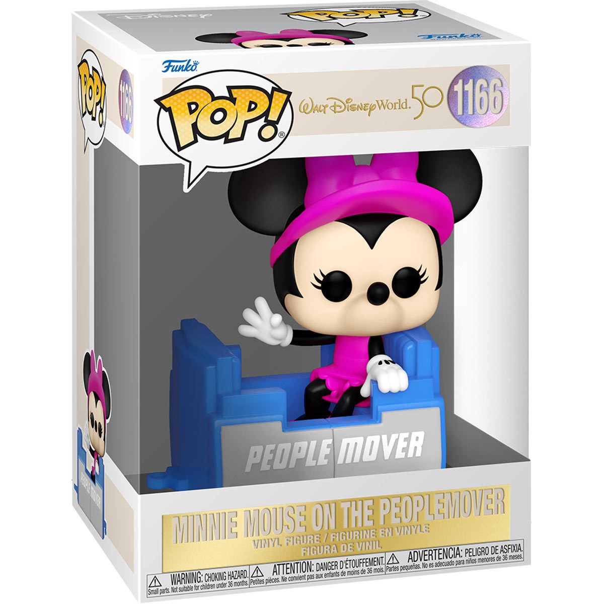 POP Figure: Disney World 50th Anniversary #1166 - Minnie on Peoplemove