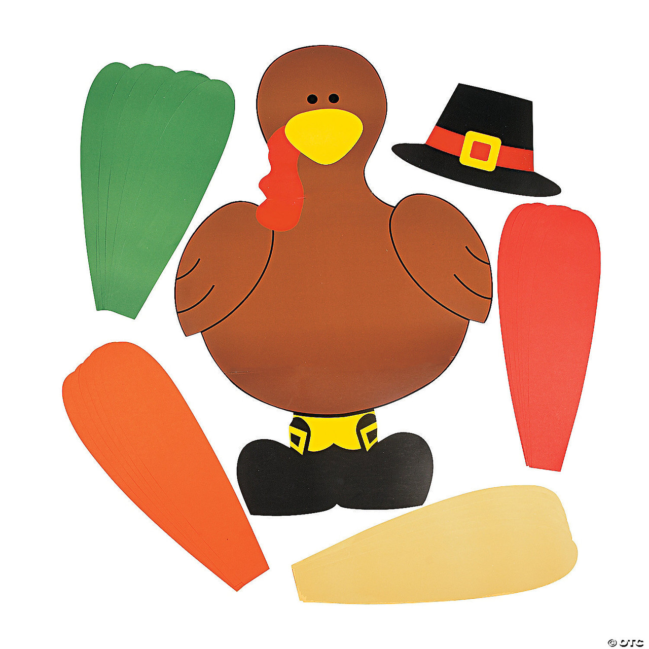 DIY Turkey Bulletin Board Set - 26 Pc.