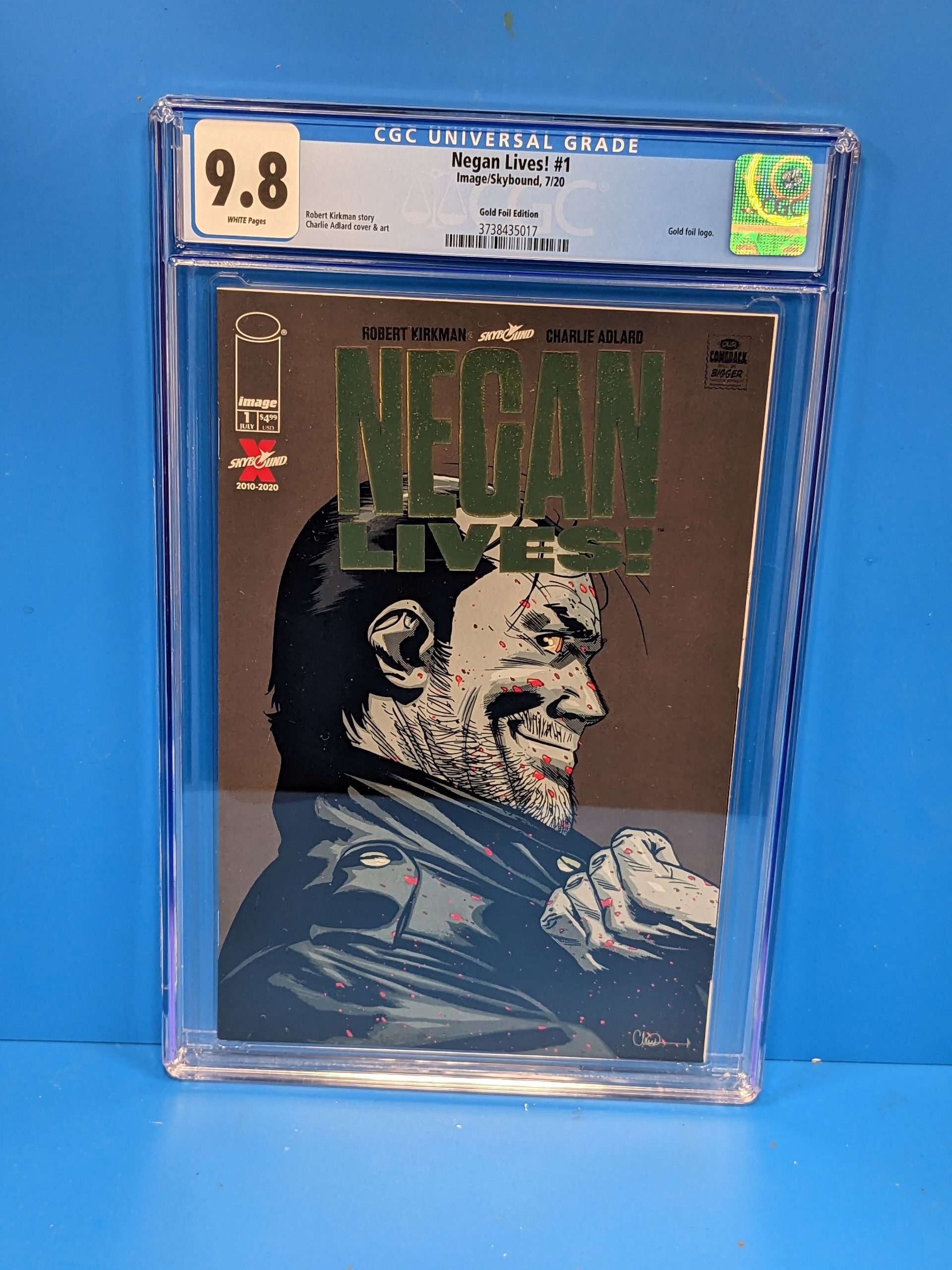 Negan Lives (2020 Series) #1 (CGC 9.8) Gold Variant
