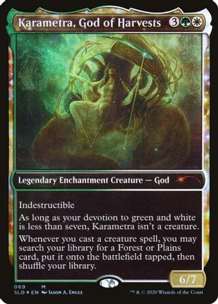 Karametra, God of Harvests [#069] (SLD-M-FOIL)