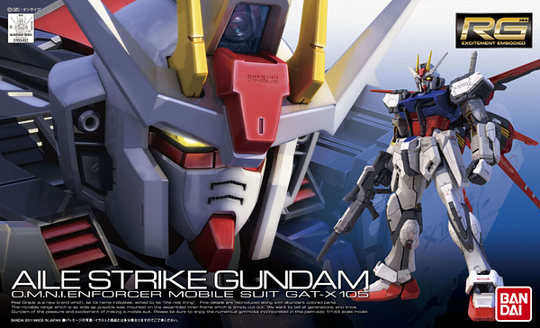1/144 (RG): Gundam SEED - #03 Aile Strike Gundam O.M.N.I Enforcer Mobi