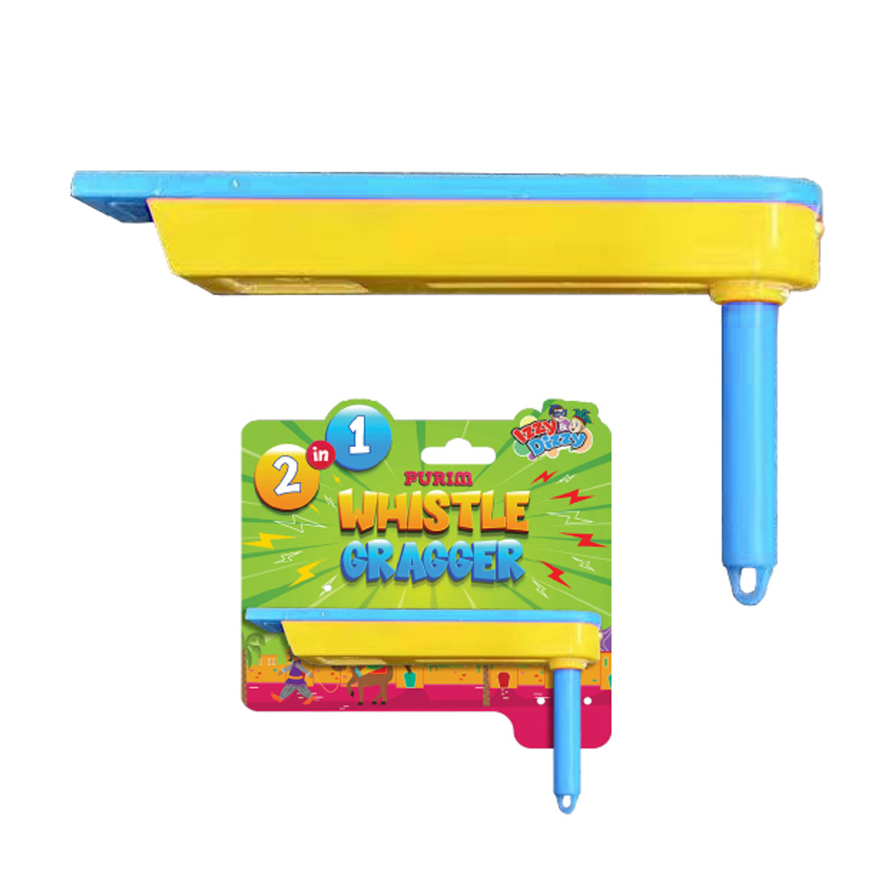 2 in 1 Whistle Gragger Plastic