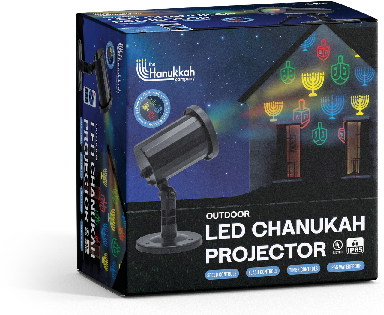 Outdoor Chanukah Projector