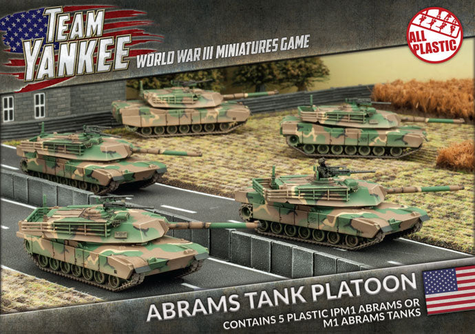 Flames of War: Team Yankee WW3: USA (TUBX08) - Abrams Tank Platoon (Pl