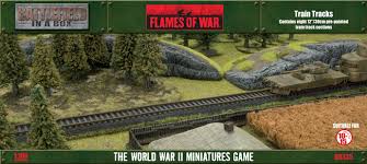Flames of War: WWII: Battlefield in a Box (BB135) - Train Tracks (Earl