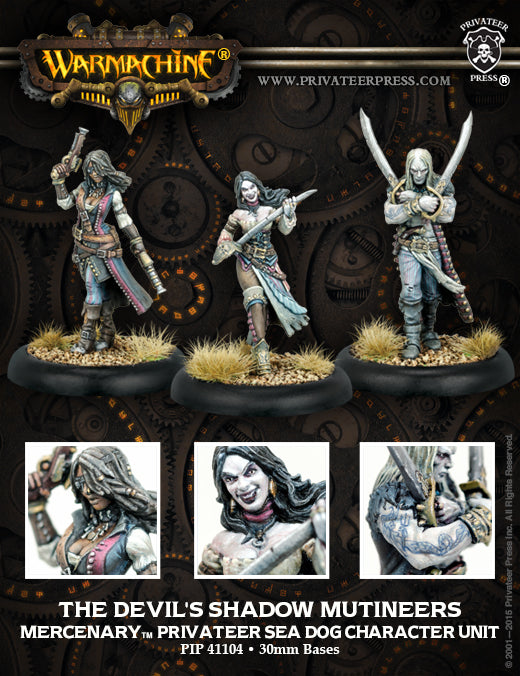 Warmachine: Mercenaries - Privateer: The Devil's Shadow Mutineers, Sea