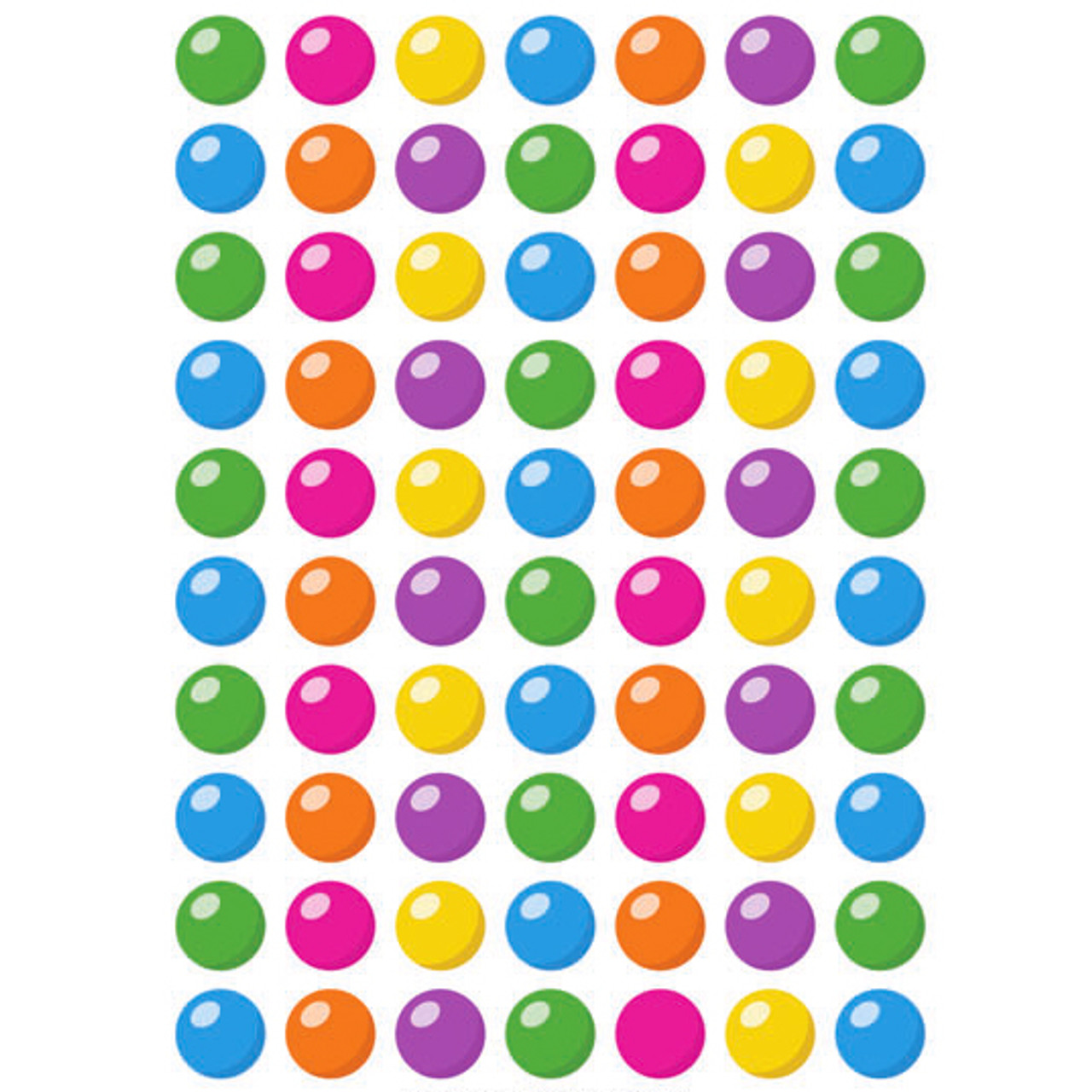 Stickers for Gumball Incentive Charts (420 Stickers)