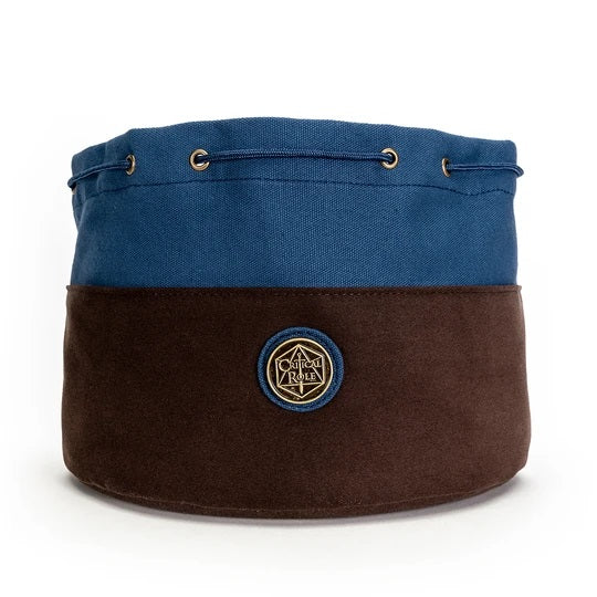 Critical Role: Vox Machina - Bailey's Dice Bag of Hoarding: Blue/Brown