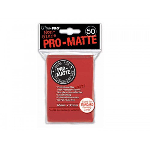 Ultra-PRO: Standard Sleeves - Pro-Matte: Red (50)