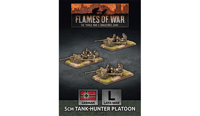 Flames of War: WWII: German (GBX144) - 5cm Tank Hunter Platoon (Plasti