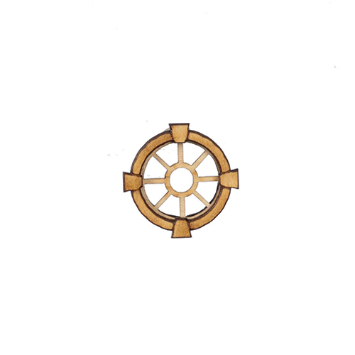 1/2" Scale Round Window