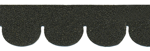 Black Fishscale Asphalt Shingles