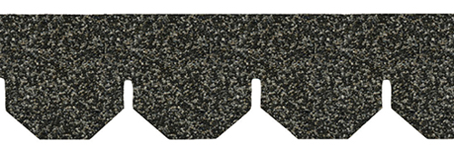 Salt/Pepper Hexagon Asphalt Shingles