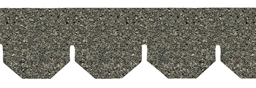 Grayblend Hexagon Asphalt Shingles