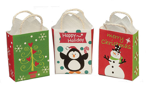 Holiday Shop Bags, 3 pc.