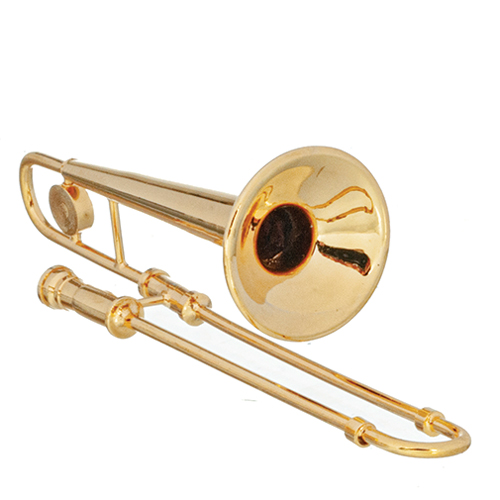 Brass Trombone/Case
