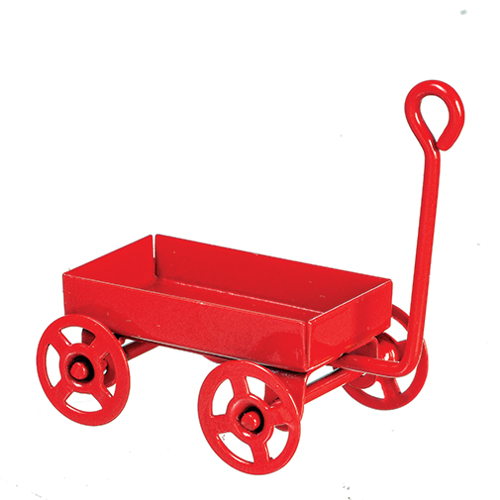 1/2" Scale Small Red Wagon