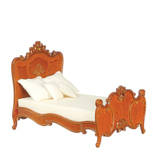 Late Victorian Bed, Walnut