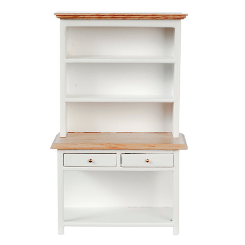 Kitchen Hutch, White, Oak