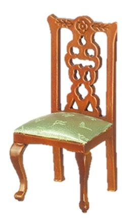 Side Chair/Waln/Lt.Green