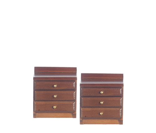 Nightstand, Walnut, 2 pc