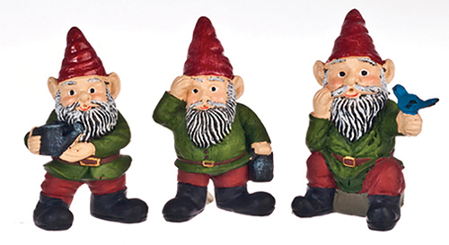 1-1/2" Gnomes, Set, 3 pc.