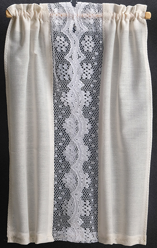 Curtains, Champagne, White Lace