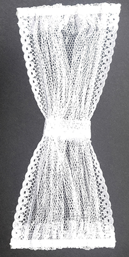 Door Panel, Gathered, White, Long