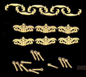 Victorian Drawer Pull-Medium, 6 pc.