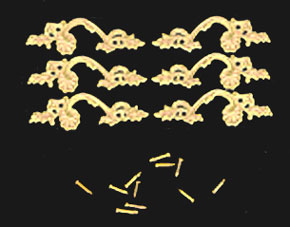 Large French Drawer Pull, 6 pc.