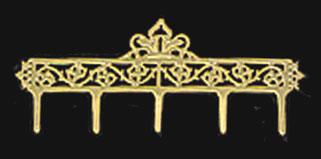 1/2" Scale 5-Hook Wall Rack