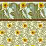 Wallpaper, Sunflower, 6 pc