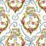 Wallpaper, Victoria, Blue, 6 pc