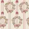 Wallpaper, Rambler, Rose, 6 pc