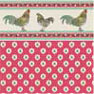 Wallpaper, Rooster, 6 pc