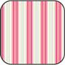 Cotton Fabric, 1/2 In Cherry Stripe