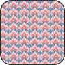 Cotton Fabric, Bargello Blueberry