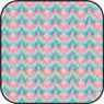 Cotton Fabric, Bargello Raspberry