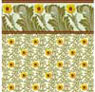 1/2" Scale Wallpaper, Sunflower