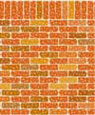 1/2" Scale Wallpaper, Red Brick