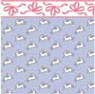 1/2" Scale Wallpaper, Bunny Hop, Blue