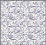 1/2" Scale Wallpaper, Champagne Blue
